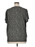 Karl Lagerfeld Paris Black Short Sleeve Blouse Size 1X - photo 2