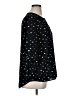 Daniel Rainn Stars Black 3/4 Sleeve Blouse Size XL - photo 4