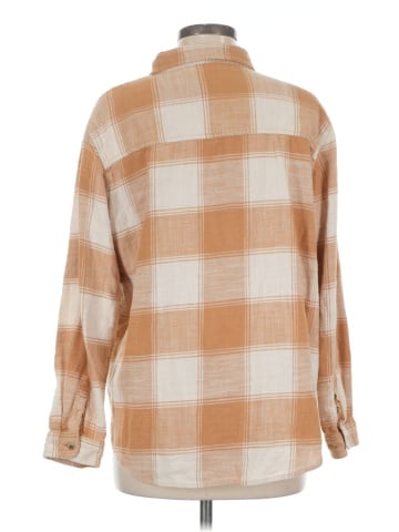 American Eagle Outfitters Long Sleeve Button-Down Shirt (view 2)