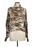Leith Animal Print Gold Pullover Sweater Size 1X - photo 1