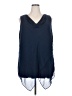 Alfani 100% Polyester Blue Sleeveless Blouse Size 3X - photo 1