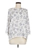 Unbranded 100% Rayon White 3/4 Sleeve Blouse Size M - photo 1