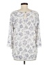 Unbranded 100% Rayon White 3/4 Sleeve Blouse Size M - photo 2