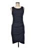 Leith Solid Gray Cocktail Dress Size M - photo 1