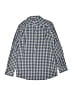 Nordstrom 100% Cotton Checkered-gingham Blue Long Sleeve Button-Down Shirt Size 12 - photo 2