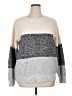 Unbranded 100% Acrylic Color Block Gray Pullover Sweater Size XL - photo 1