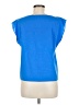 Alice + Olivia Blue Short Sleeve Top Size M - photo 2