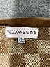 Willow & Wind Checkered-gingham Brown Cardigan Size S - photo 7