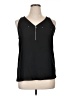 Iz Byer 100% Polyester Black Sleeveless Blouse Size XL - photo 1