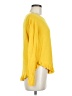 MICHAEL Michael Kors 100% Viscose Yellow Pullover Sweater Size M - photo 4