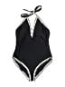 Unbranded Polka Dots Black One Piece Swimsuit Size S - photo 1
