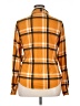 Active USA Plaid Orange Long Sleeve Blouse Size 1X - photo 2