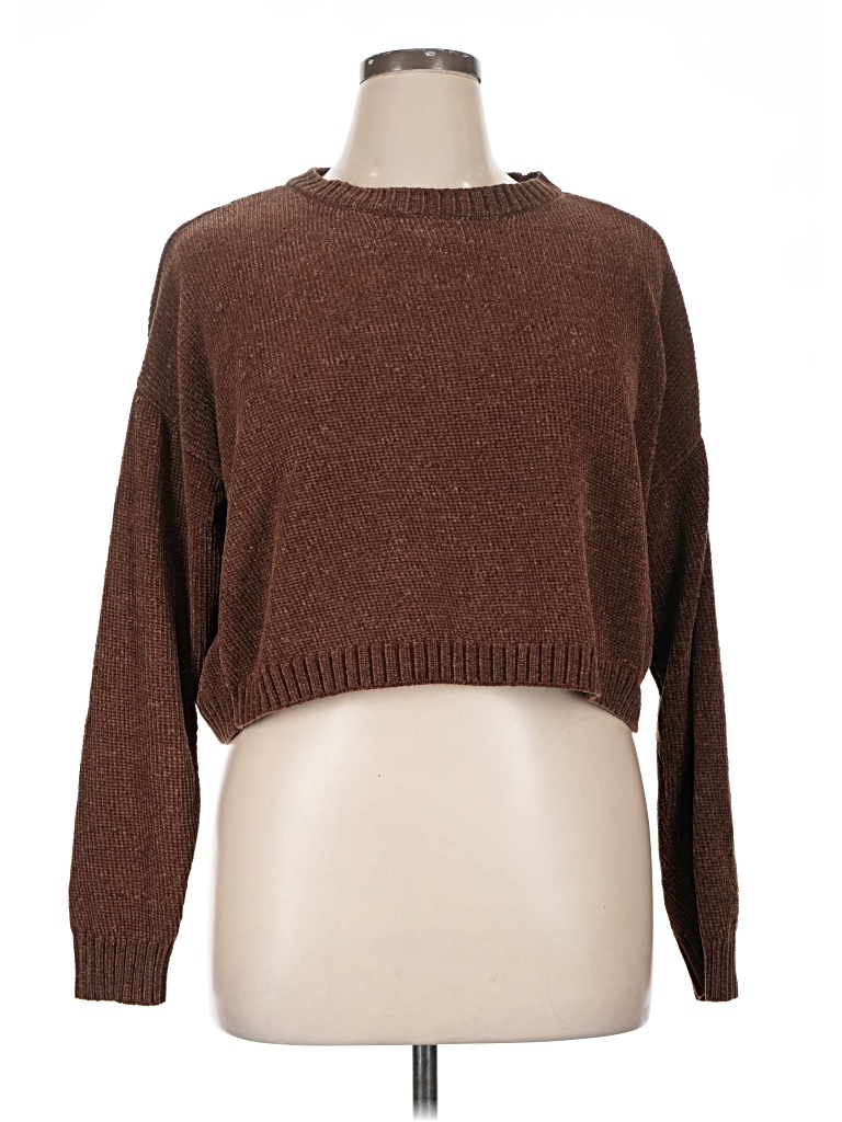 Pre-owned Assorted Brands Pullover Sweater In Brown
