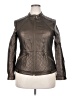 Wallis 100% Viscose Brown Jacket Size 18 - photo 1