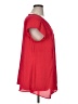 DR2 100% Polyester Red Short Sleeve Blouse Size 1X - photo 4