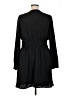 Express 100% Polyester Solid Black Casual Dress Size XL - photo 2
