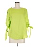 Shein 100% Polyester Green 3/4 Sleeve Blouse Size 8 - 10 - photo 1