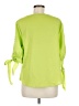Shein 100% Polyester Green 3/4 Sleeve Blouse Size 8 - 10 - photo 2