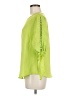 Shein 100% Polyester Green 3/4 Sleeve Blouse Size 8 - 10 - photo 5