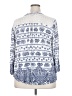 Absolutely Famous Blue Long Sleeve Polo Size 3X - photo 2
