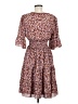 Max Studio 100% Polyester Floral Brown Casual Dress Size M - photo 2