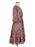 Max Studio 100% Polyester Floral Brown Casual Dress Size M - photo 4