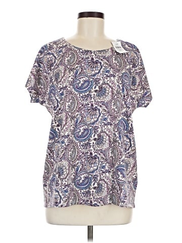 J.Jill Short Sleeve Blouse (view 1)
