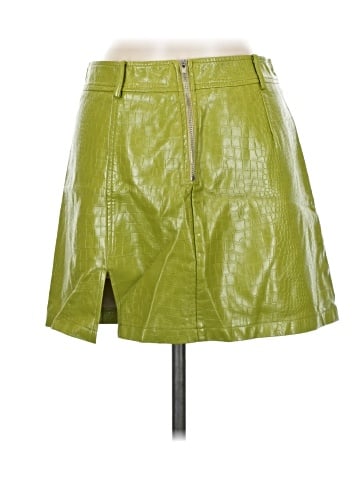 Sans Souci Faux Leather Skirt (view 2)