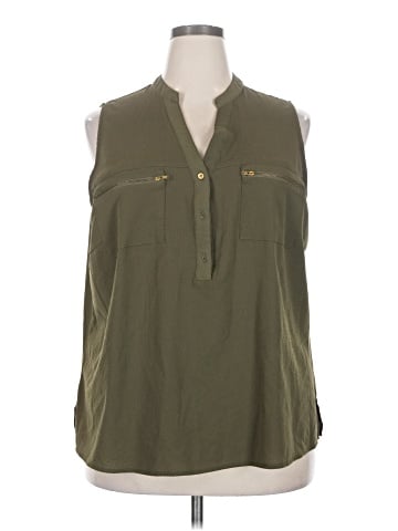 Charlotte Russe Sleeveless Blouse (view 1)
