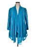Slinky Brand 100% Polyester Blue Cardigan Size 1X - photo 1