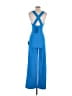 Lulus Solid Blue Jumpsuit Size S - photo 2