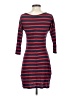 Express Stripes Blue Casual Dress Size XS - photo 2