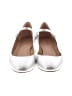 L.K. Bennett 100% Leather Silver Heels Size EU 37 - photo 2