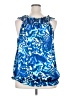 Unique Spectrum Blue Sleeveless Blouse Size 2X - photo 2