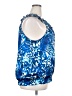 Unique Spectrum Blue Sleeveless Blouse Size 2X - photo 4
