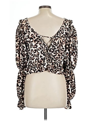 Topshop Long Sleeve Blouse (view 2)