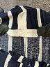 H&M 100% Viscose Stripes Blue Casual Pants Size XS - photo 4