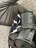 H&M 100% Viscose Stripes Blue Casual Pants Size XS - photo 5