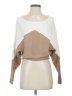 Ellen Tracy Color Block Tan Pullover Sweater Size XS - photo 1