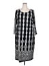 Glamour Print Black Casual Dress Size 20 - photo 1