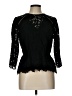 Express Black 3/4 Sleeve Top Size L - photo 1