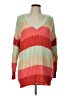 Torrid Color Block Orange Pullover Sweater Size Lg Plus (0) - photo 1