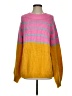 Listicle Color Block Yellow Pullover Sweater Size S - photo 1
