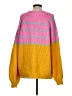 Listicle Color Block Yellow Pullover Sweater Size S - photo 2