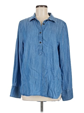 Lands' End Long Sleeve Button-Down Shirt (view 1)