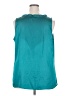 a.n.a. A New Approach 100% Polyester Teal Sleeveless Blouse Size 2X - photo 2