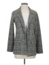 Rachel Zoe Plaid Gray Blazer Size S - photo 1
