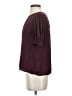 Current Air 100% Polyester Burgundy Short Sleeve Blouse Size S - photo 5