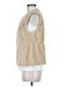Solid & Striped 100% Polyester Tan Faux Fur Vest Size S - photo 5