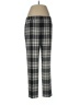 Leifsdottir Plaid Black Casual Pants Size 8 - photo 1